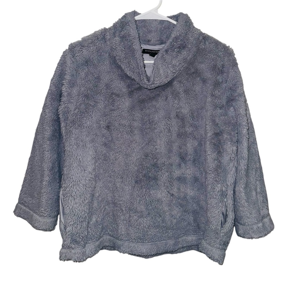 Banana Republic Soft Gray Cowl Neck Sweater